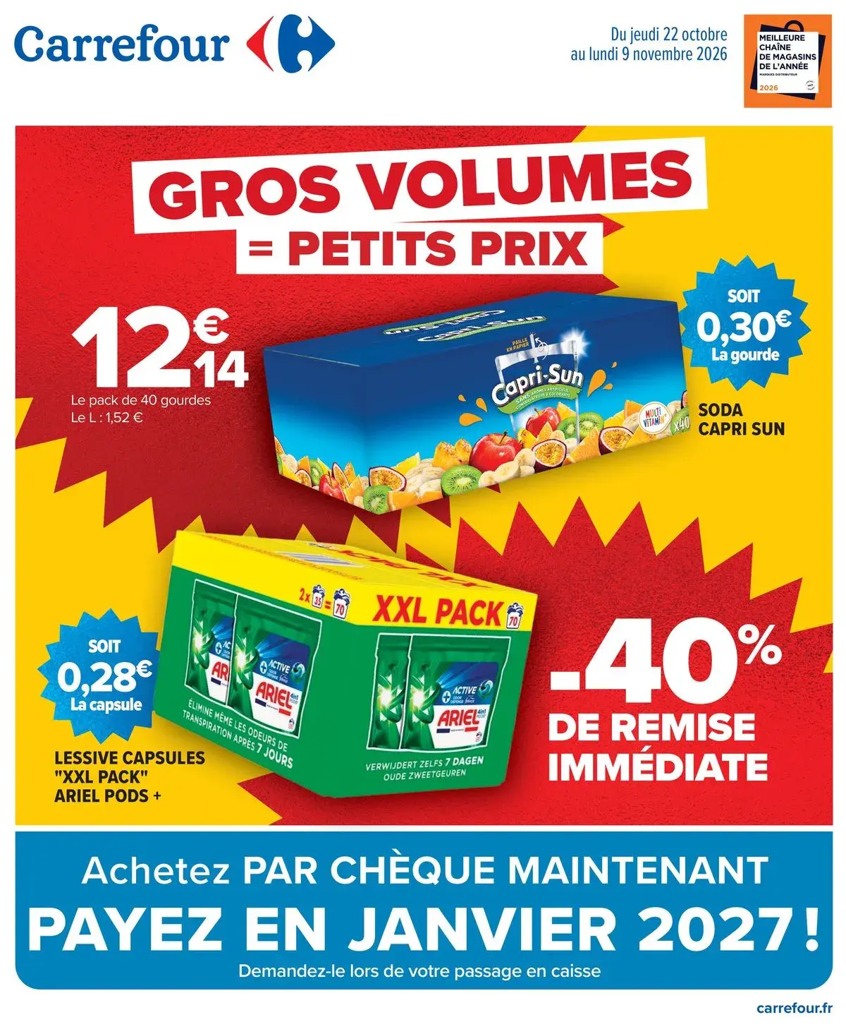 Carrefour — GROS VOLUMES PETITS PRIX